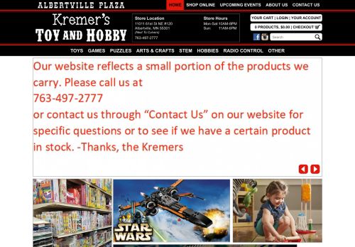 Kremers Toy And Hobby capture - 2024-03-02 21:33:16