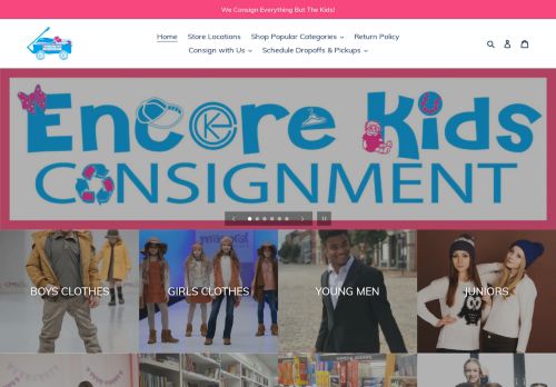 Encore Kids Consignment capture - 2024-03-03 13:20:14