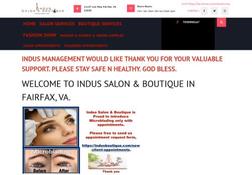 Indus Salon And Boutique capture - 2024-03-05 08:48:45