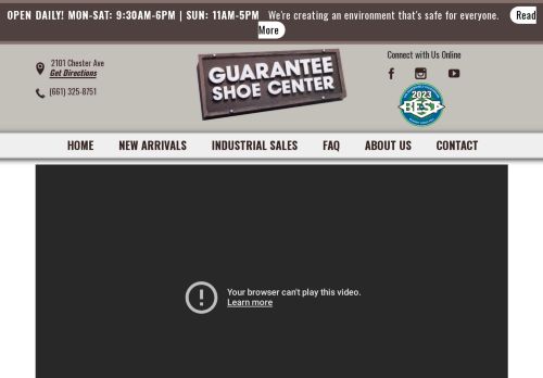 Guarantee Shoe Center capture - 2024-03-05 16:04:11