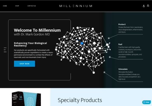 Millennium Health Store capture - 2024-03-05 17:00:08