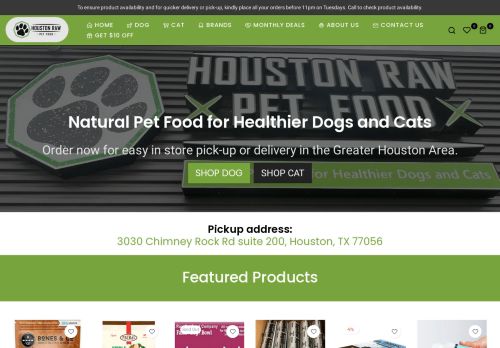 Houston Raw Pet Food capture - 2024-03-06 14:43:22