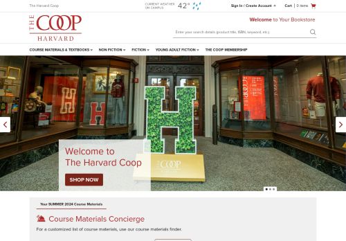 Harvard Coop Bookstore capture - 2024-03-07 07:37:56