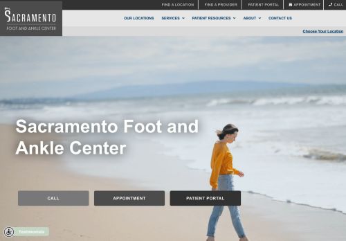Sacramento Foot And Ankle Center capture - 2024-03-07 13:55:12