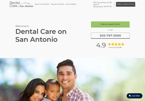 Dental Care On San Antonio capture - 2024-03-08 13:25:48