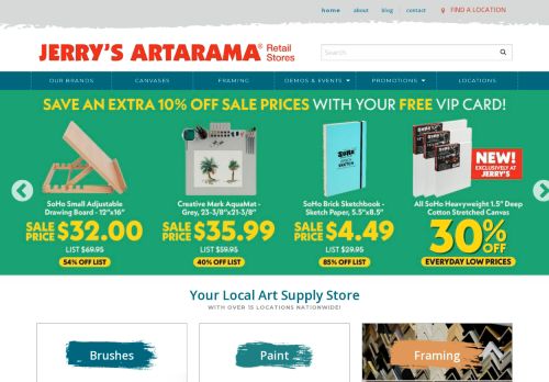 Jerrys Artarama Retail Stores capture - 2024-03-08 21:24:50