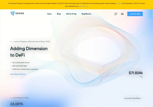 Sense Finance capture - 2024-03-09 12:15:17