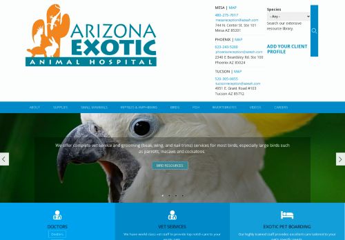 Arizona Exotic Animal Hospital capture - 2024-03-09 12:33:09