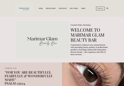 Marimar Glam Beauty Bar capture - 2024-03-09 13:48:15