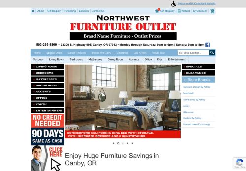 Northwest Furniture Outlet capture - 2024-03-09 14:06:38