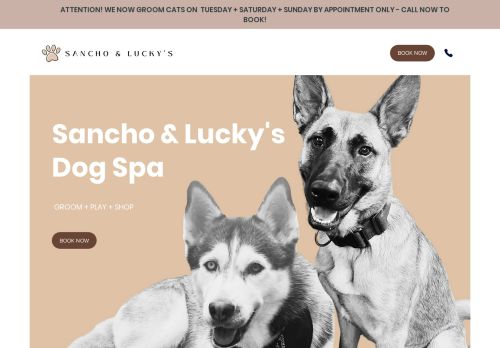 Sancho And Luckys Dog Spa capture - 2024-03-09 15:47:28