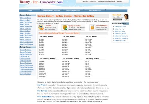 Battery For Camcorder capture - 2024-03-09 19:55:04