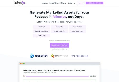 Podcast Marketing AI capture - 2024-03-10 12:15:13