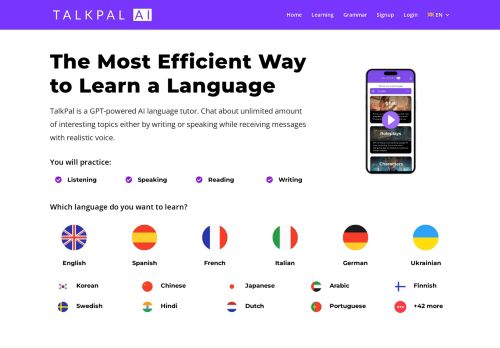 Talkpal Ai capture - 2024-03-10 14:43:44