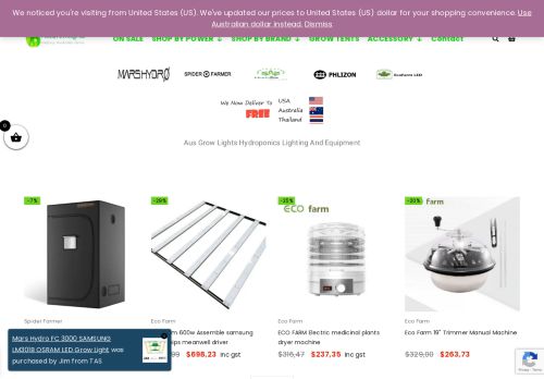Aus Grow Lights Hydrophonic capture - 2024-03-12 22:36:26