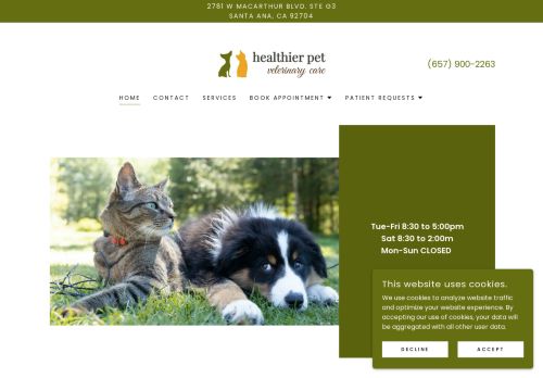 Healthier Pet Veterinary Care capture - 2024-03-12 23:20:44