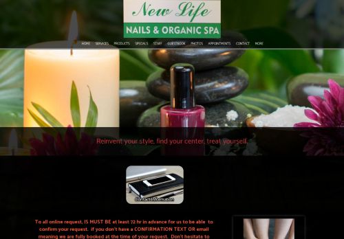 New Life Nails And Organic Spa capture - 2024-03-13 13:21:27