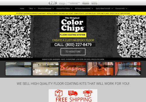 Color Chips Garage Floor Paint capture - 2024-03-13 17:23:30