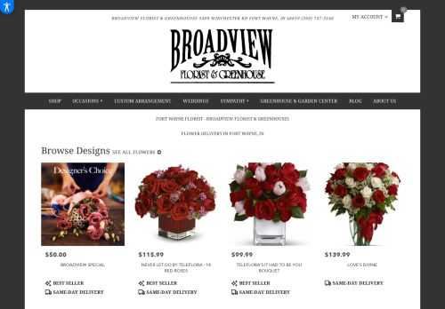 Broadview Florist And Greenhouses capture - 2024-03-15 03:51:37