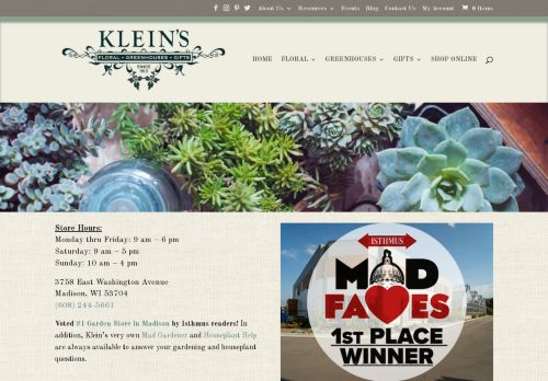 Kleins Floral And Greenhouses capture - 2024-03-15 08:41:04