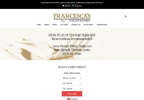 Francesca’s Italian Kitchen capture - 2024-03-15 09:36:56