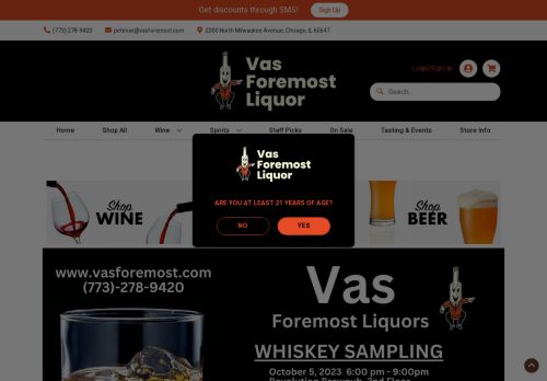 Vas Foremost Liquors capture - 2024-03-15 11:59:00