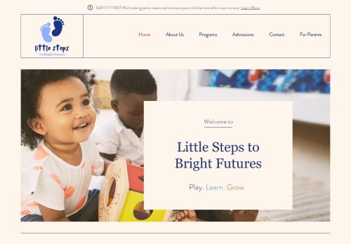 Little Steps To Bright Futures Childcare and Preschool capture - 2024-03-15 17:32:20
