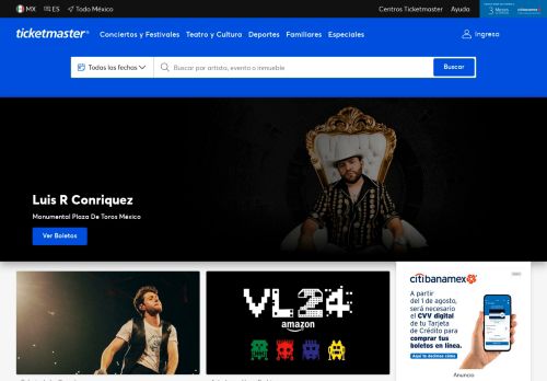 Ticketmaster Mexico capture - 2024-03-16 05:29:00