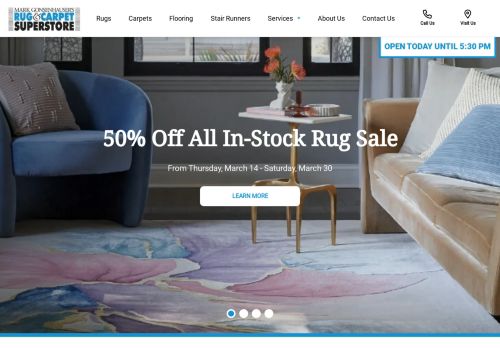 Mark Gonsenhauser's Rug & Carpet Superstore capture - 2024-03-16 10:11:30