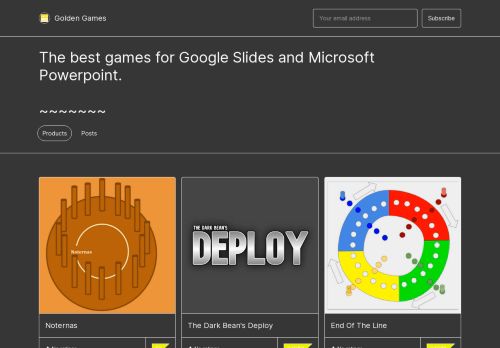 Golden Games: The best games for Google Slides and Microsoft Powerpoint capture - 2024-03-16 19:51:41