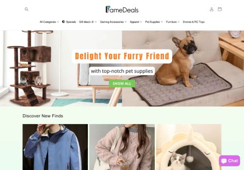 Famedeals Shopping - Design for affiliates and influencers capture - 2024-03-18 12:27:10