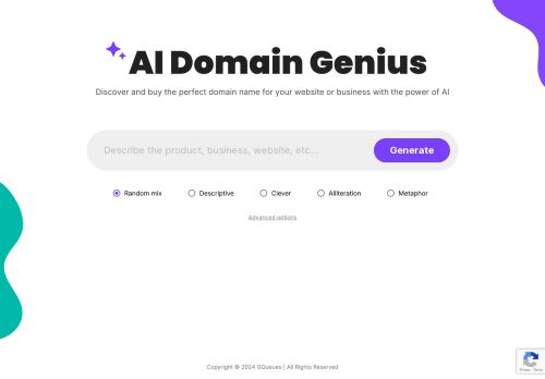 AI Domain Genius capture - 2024-03-18 19:04:50
