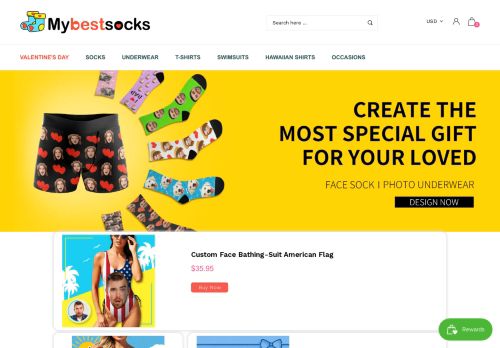 Mybestsocks-Personalized Your Own.Great Gift Idea capture - 2024-03-19 06:02:09