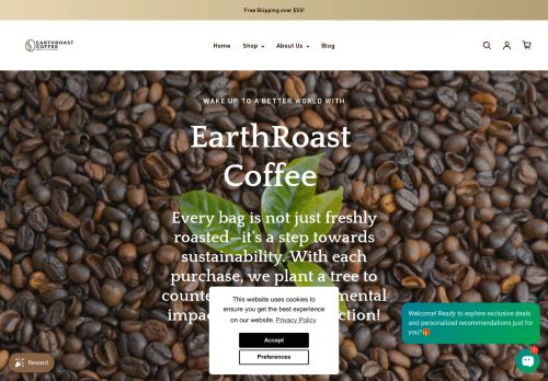 EarthRoast Coffee capture - 2024-03-19 12:13:21