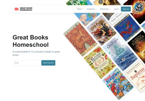 Great Books Homeschool capture - 2024-03-20 09:04:14