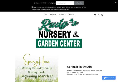 Rudy's Nursery & Garden Center capture - 2024-03-20 09:51:12