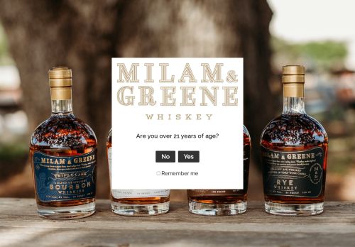 Milam and Greene Whiskies capture - 2024-03-20 10:07:49