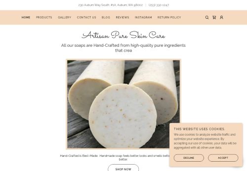 Artisan Pure Skin Care capture - 2024-03-20 12:03:59