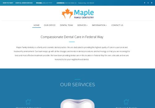 Maple Family Dentistry capture - 2024-03-20 13:58:49