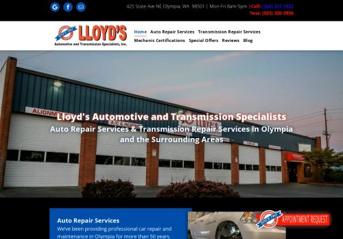 Lloyd's Automotive and  Transmission Specialists capture - 2024-03-20 17:31:45