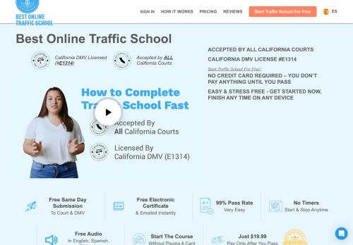 Best Online Traffic School capture - 2024-03-20 21:22:08