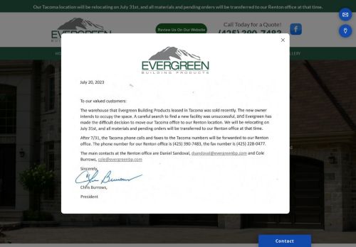 Evergreen Building Products capture - 2024-03-21 04:41:31