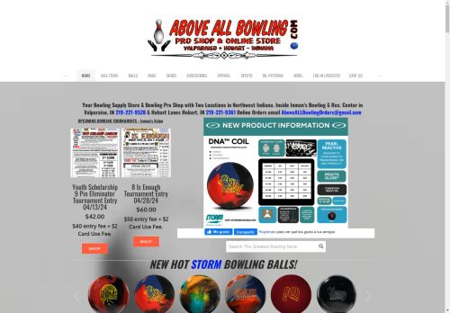 Above All Bowling Supply Pro Shop capture - 2024-03-21 15:55:33