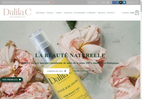 Dalila C Biocosmetics-Natural Products Face and Body, SPA collections capture - 2024-03-21 23:18:56