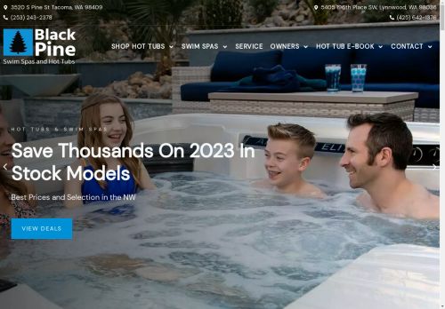 Black Pine Hot Tubs & Swim Spas capture - 2024-03-22 06:19:06
