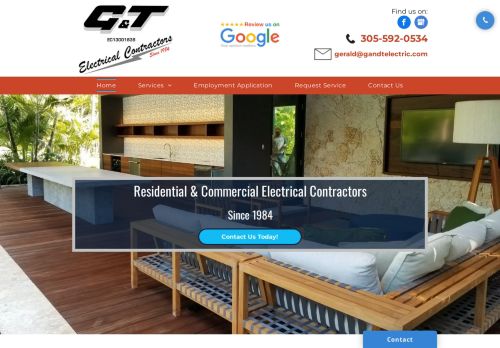 G & T Electrical Contractors capture - 2024-03-22 20:58:13