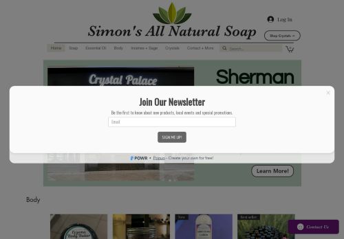 Simon's All Natural Soap capture - 2024-03-23 02:39:09