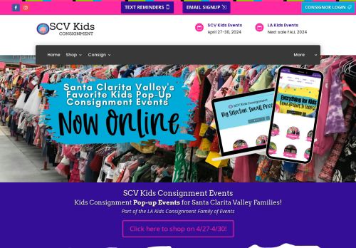 SCV Kids Consignment capture - 2024-03-23 11:39:59