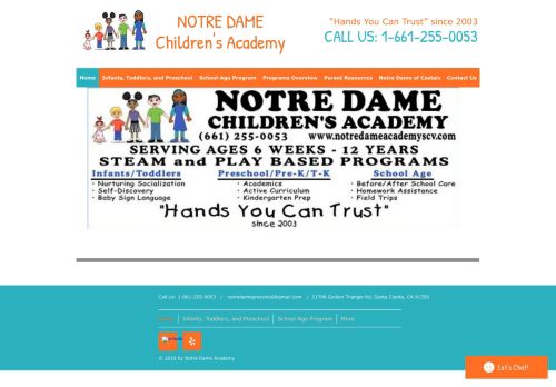 Notre Dame Children’s Academy capture - 2024-03-23 12:47:59