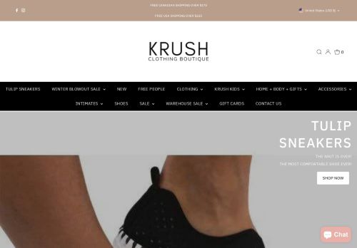 Krush Clothing Boutique capture - 2024-03-26 19:45:05